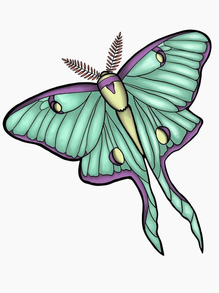 Lunar Moth by konekobean