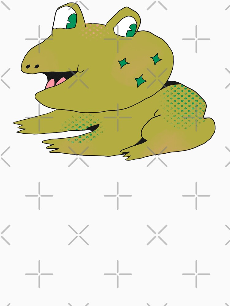 Star Cheeks Frog (Green) by yellowflowerhut