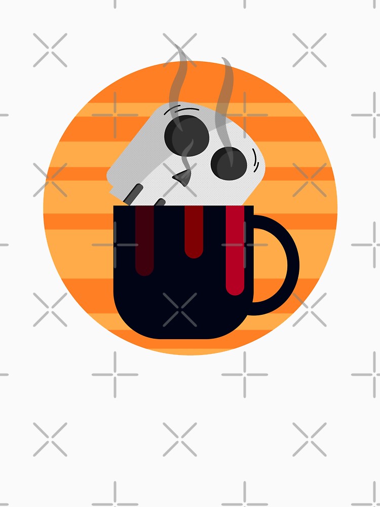 Skull in a cup of coffee by CoffeeTheorist
