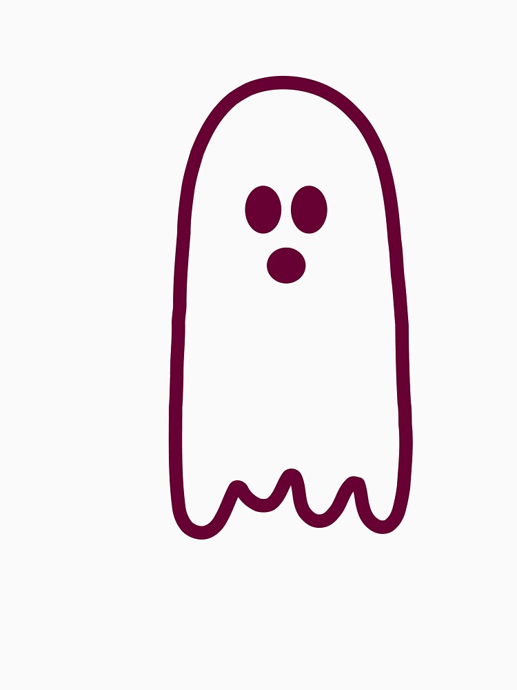 purple pink ghost - pink halloween by Aesthetic Crew