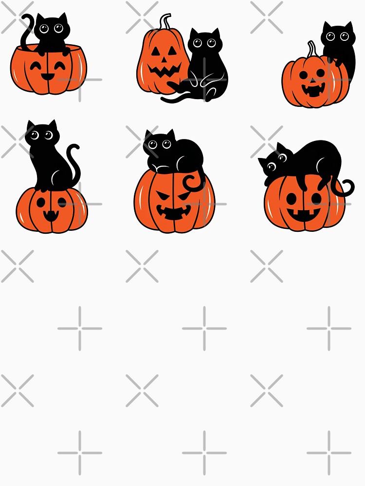 Cute Black Cat Halloween by graphic-genie