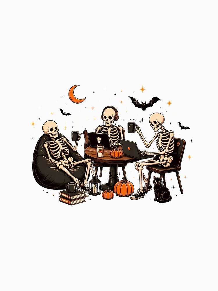 Funny Skeleton Ultrasound Tech Halloween by felixpalette