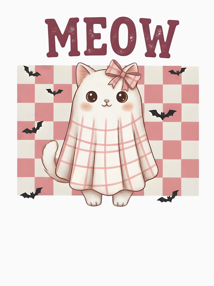 Kawaii Ghost Cat by LinLuckStudio