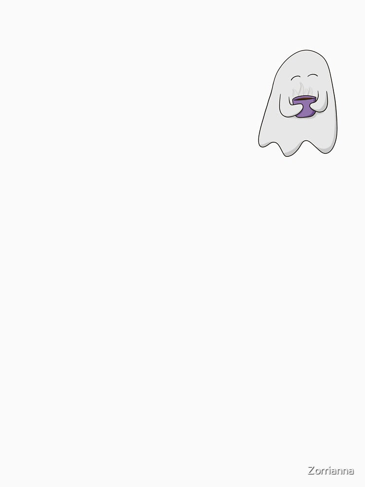 Ghost with a warm mug by Zorrianna