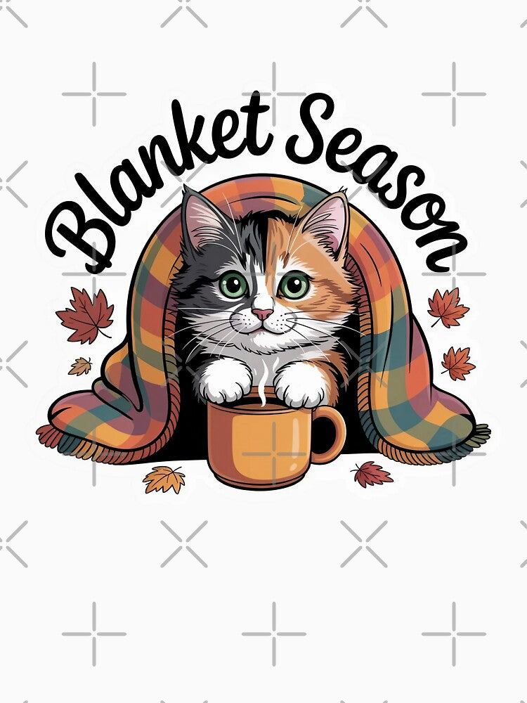 Blanket Season — Calico Cat by MagicWander