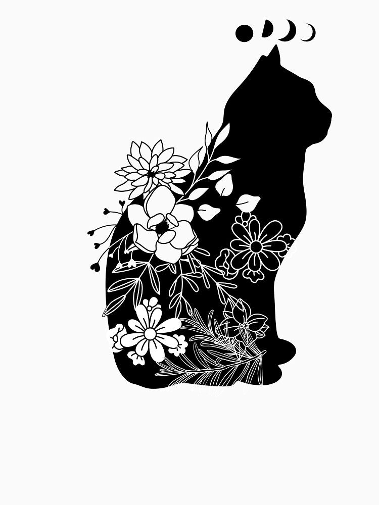 Black Night Garden Cat by TheCatmeow2000