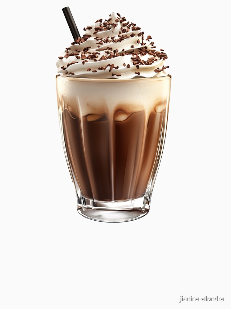 Iced Chocolate Coffee Cozy Autumn Aesthetic by jianina-alondra