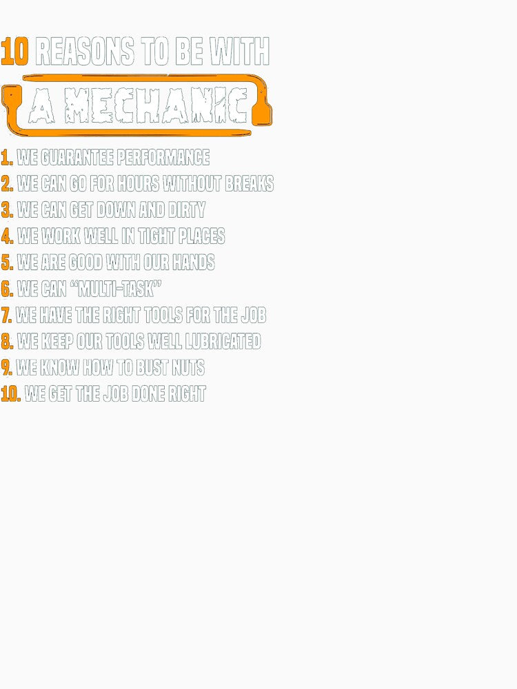 10 Reasons To Be With Mechanic by ferraudionne