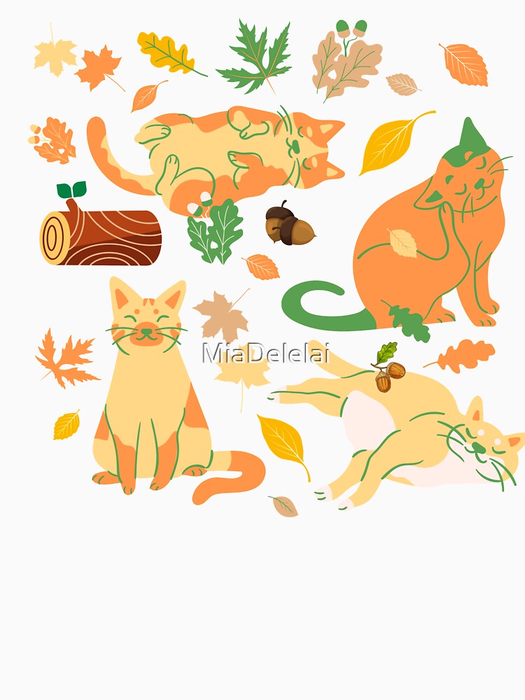 Pumpkin Patch Cats | Autumn Vibes | Halloween Cats by MiaDelelai