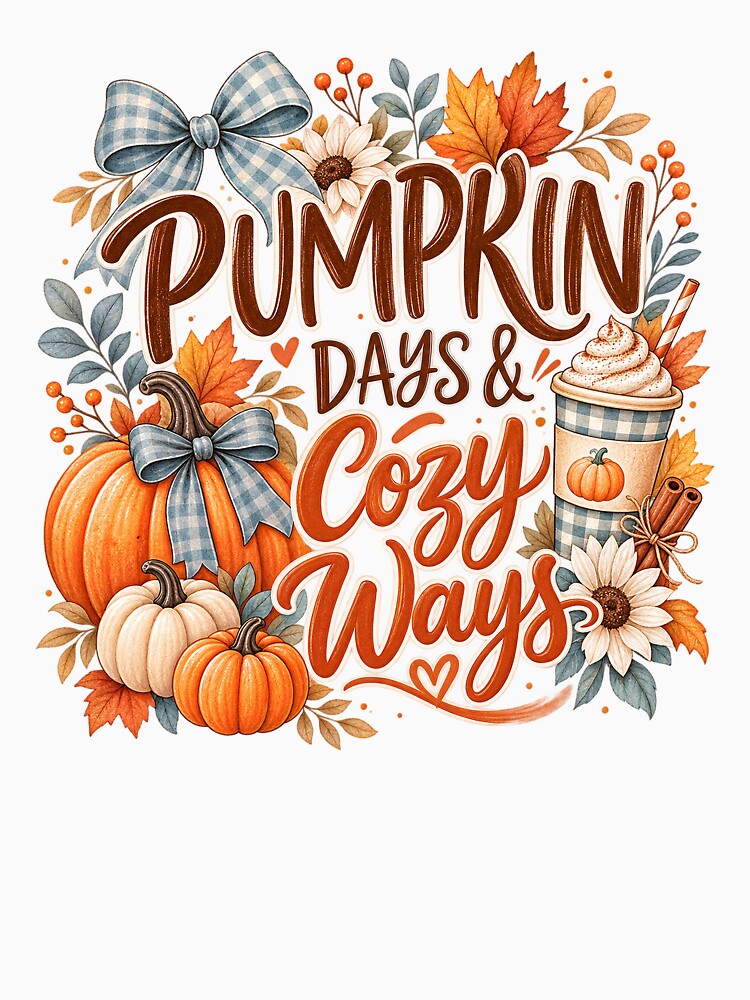 Pumpkin Days & Cozy Ways Fall Pumpkin Coffee by Verycutethings