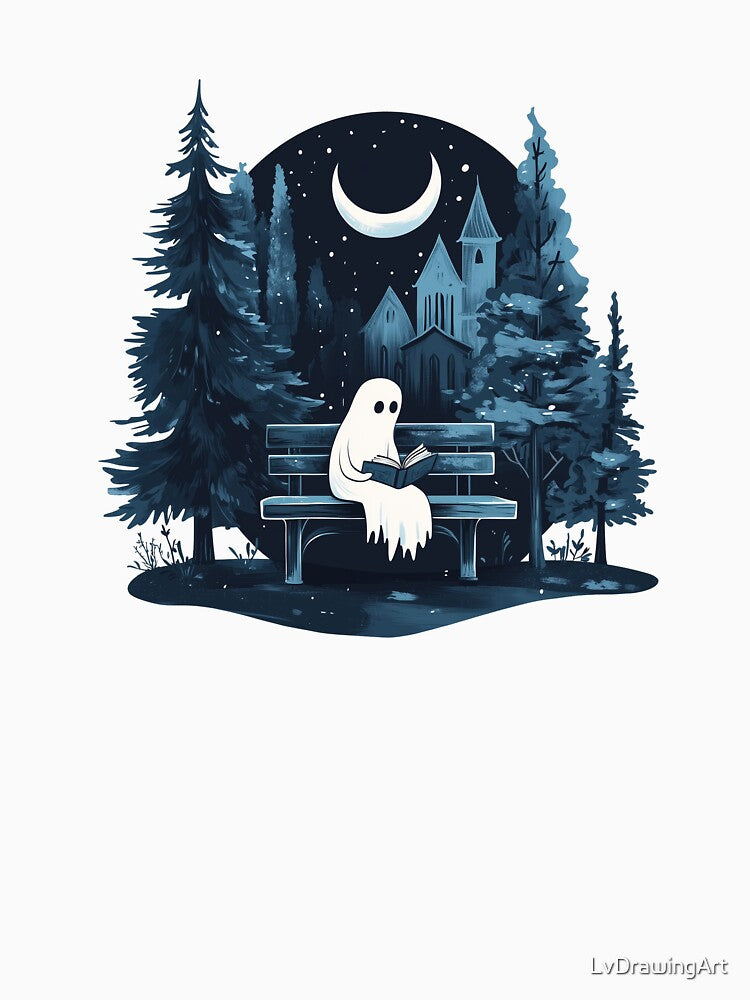 Ghost Reading by LvDrawingArt