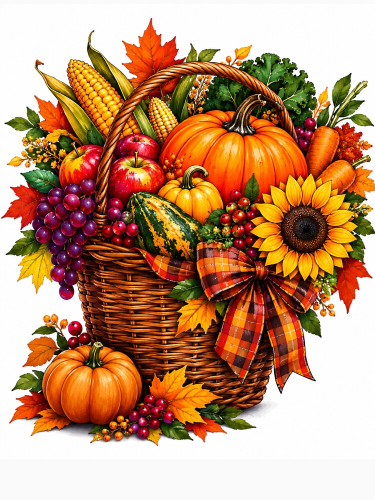 Autumn Harvest Basket by CKADigital