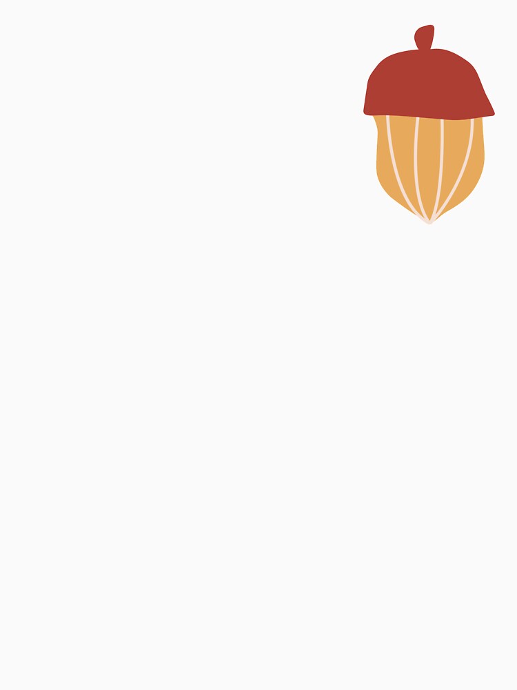 Orange Acorn Autumn Element by Ginial