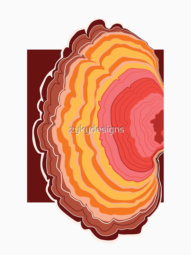 Turkey Tail Mushroom by zykydesigns