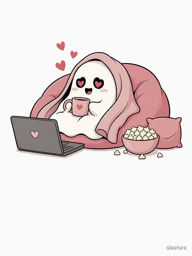Cozy Ghost Romance Movie Halloween Cute by slestore