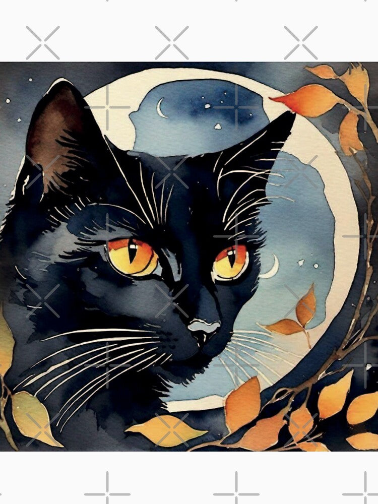 Halloween Black Cat by FincastleDesign