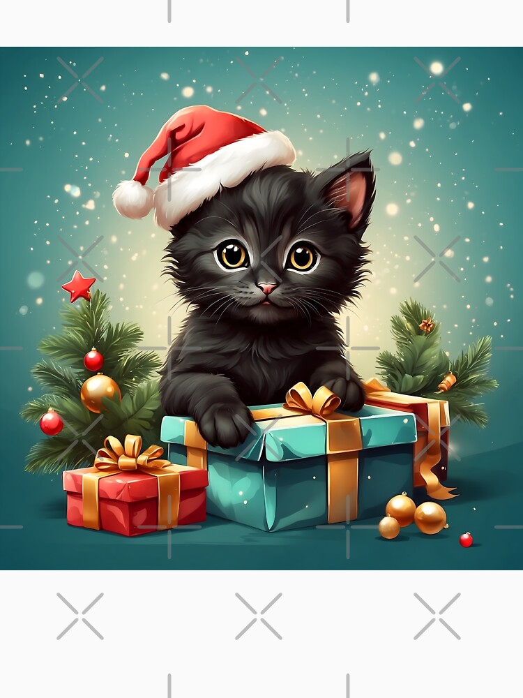 Black Cat Christmas by Neranchara