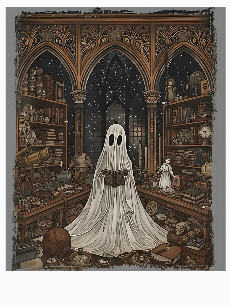 Ghost Reading book by Goleon12