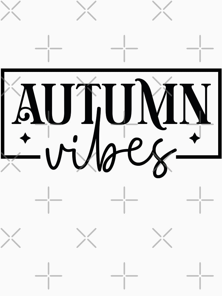 Autumn Vibes - Autumn Halloween Vibes Quotes Retro Vintage Fall Season Spooky Leaves Gift by FuzionRaptor