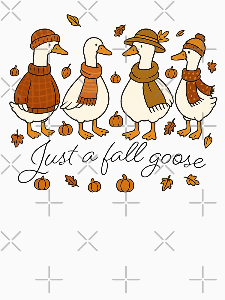 Just a Fall Goose by Clinomania Art
