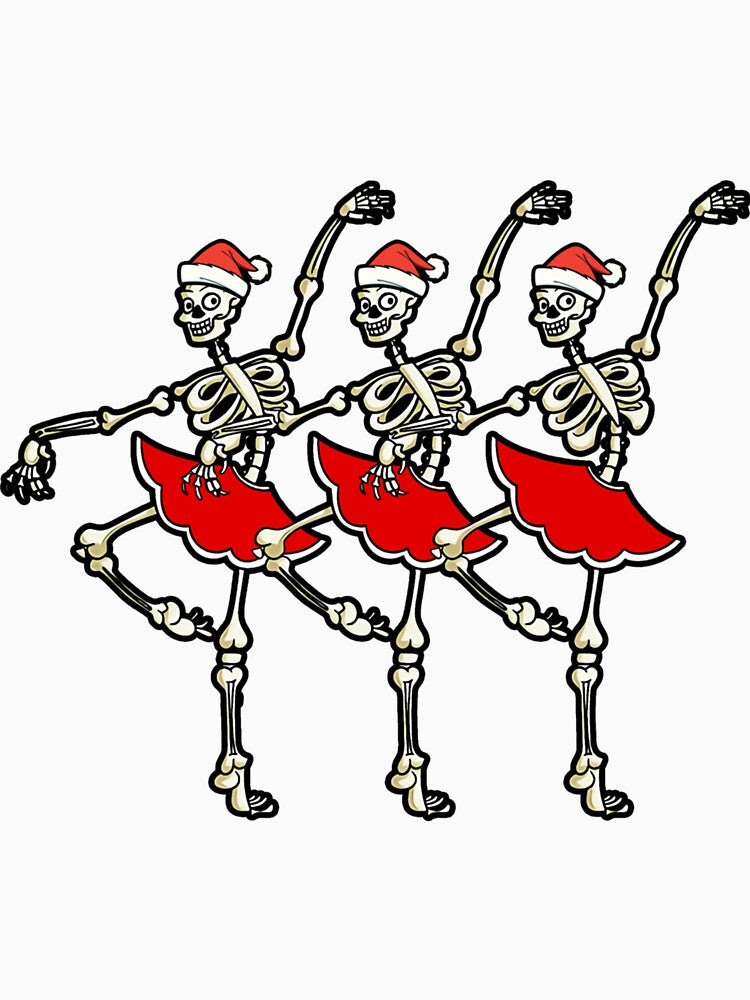 Dancing Christmas Skeleton by DominicHodge80