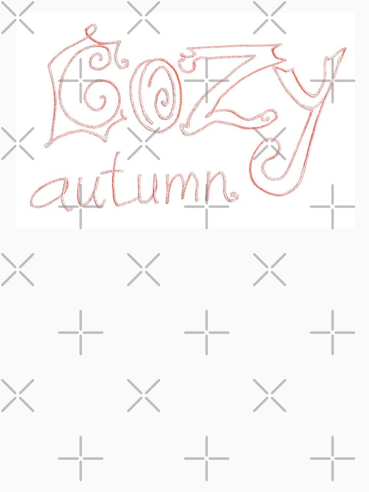 Cozy autumn | autumn lettering by lausn