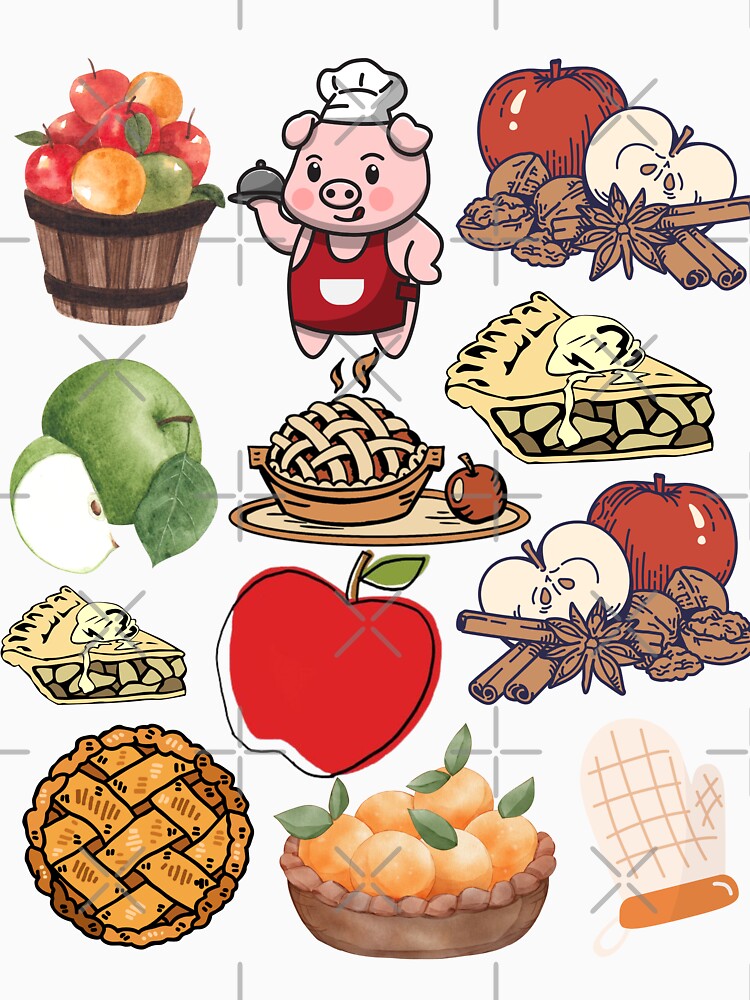 Bubu the Guinea pig, Fall and Pie Comforter by Stevenobinsun
