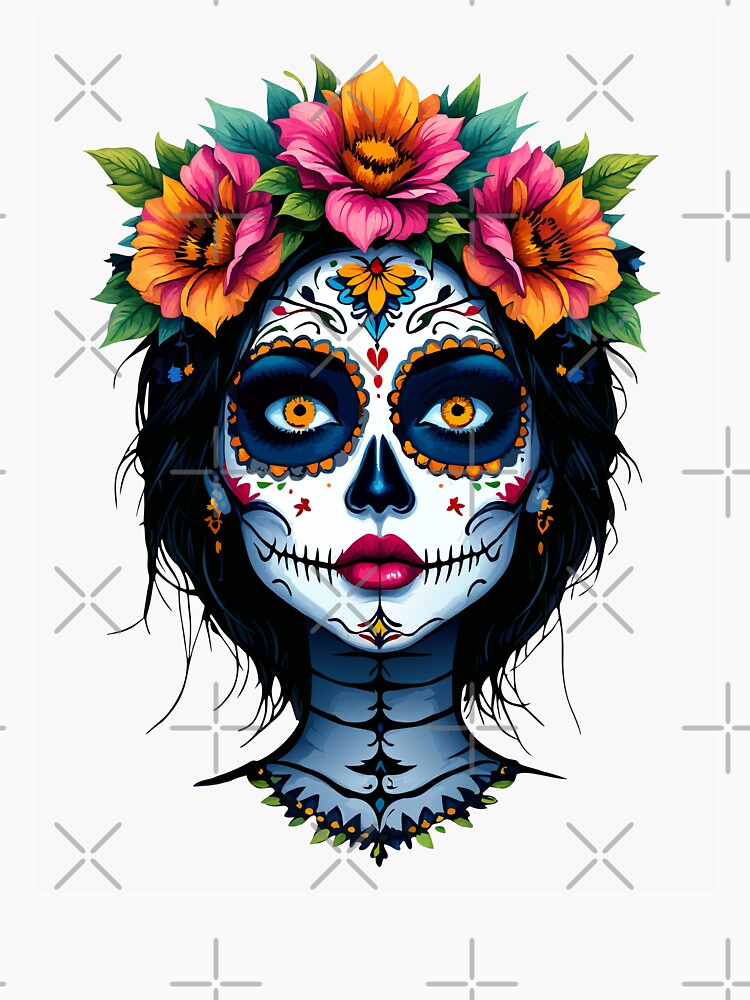 La Catrina Day of the Dead Women Girl Dia de los Muertos - by PurpleLoveStore