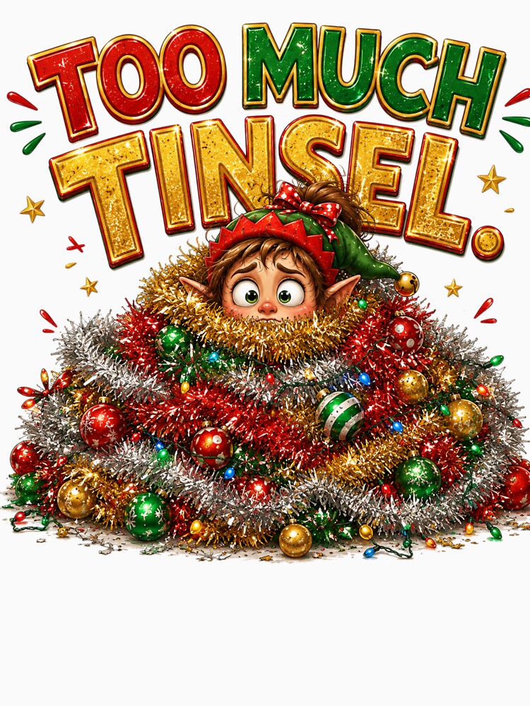 Too Much Tinsel | Funny Christmas Elf by MotylekAnia