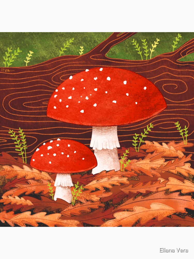 Amanita Muscaria Mushroom by Eliana Vera