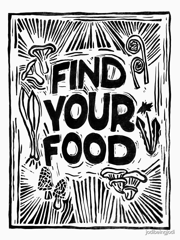 FIND YOUR FOOD Mushroom Foraging ~ Morels, Chanterelles, Oyster Mushrooms, fiddleheads, dandelions, ramps by jodibeingjodi