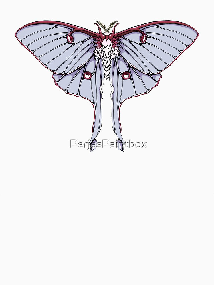 Luna Moth, Purple by PerjasPaintbox