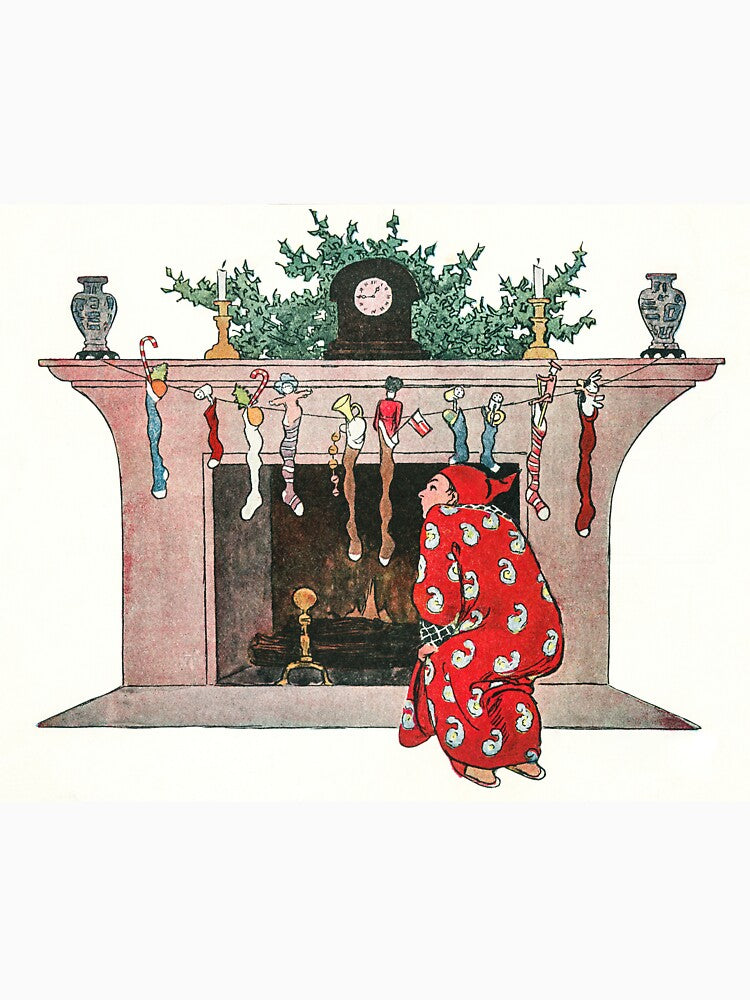 And Giving a Nod, Up the Chimney He Rose by Jessie Wilcox Smith (1863–1935) by Designedbysm