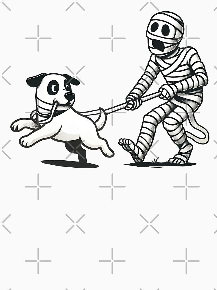 Funny Halloween Skeleton Dog by GuyWithtPie