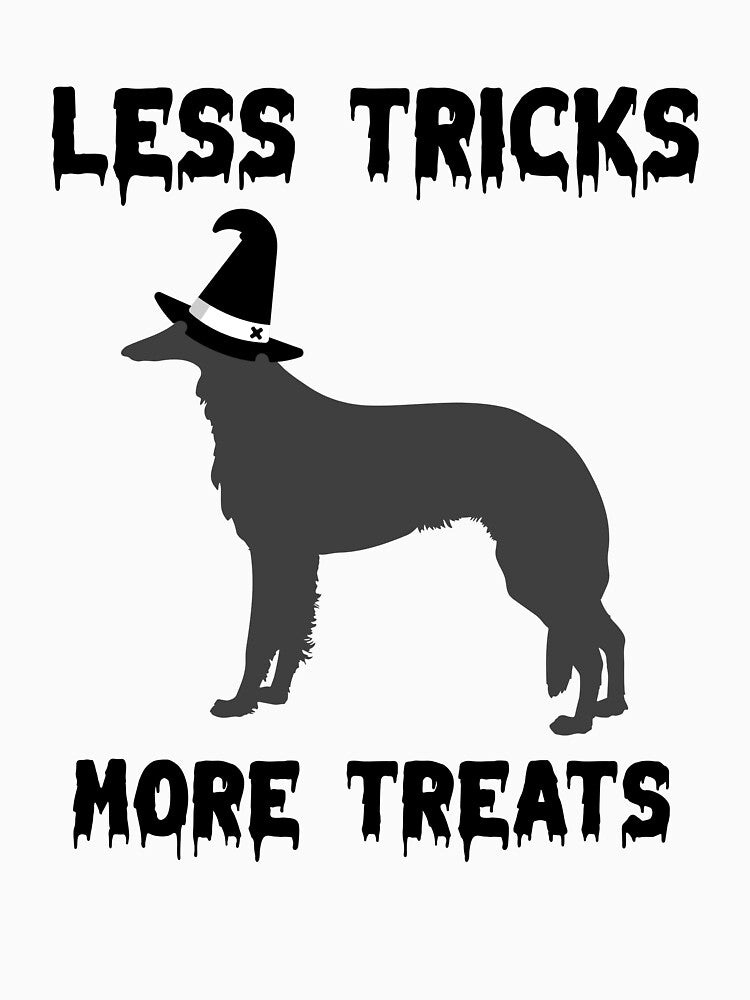 Less Tricks More Treats  – Whippet Cute Halloween Dog by Hintotees