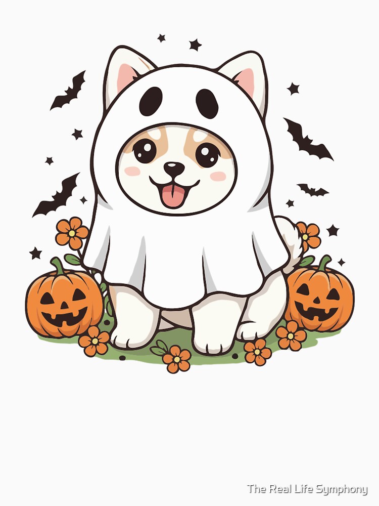 Hokkaido Puppy Ghost – Cute Halloween Dog Costume by The Real Life Symphony