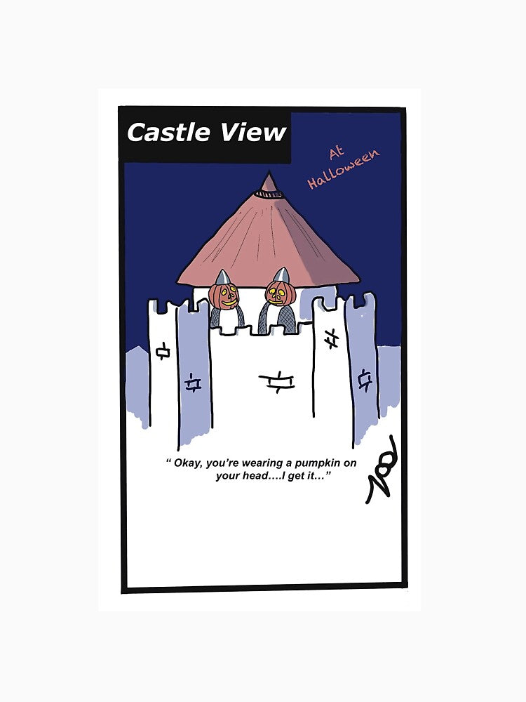 Castle View At Halloween by TonyNoon