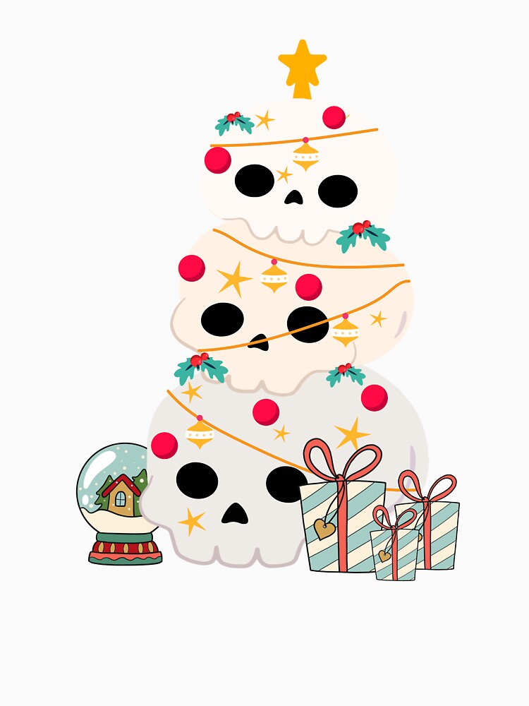 skeleton christmas tree by khallidaart