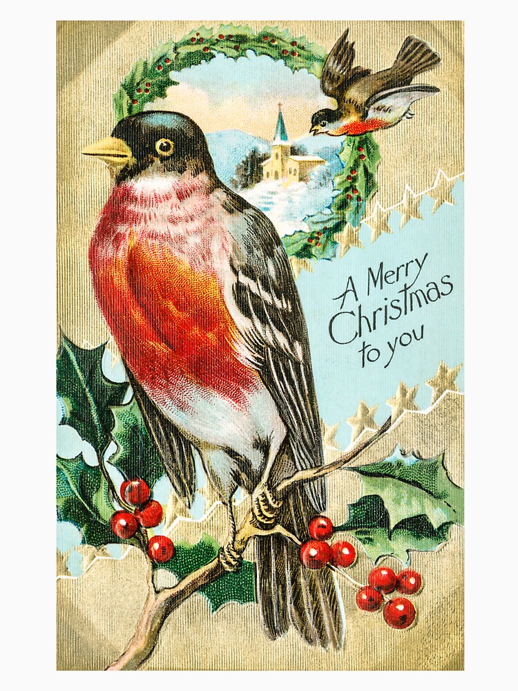 Vintage Christmas Postcard (1908) by Bamforth & Co. by Designedbysm