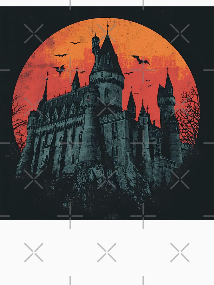 Dracula's Haunted Castle – Gothic Horror Design by Art-Design-EM