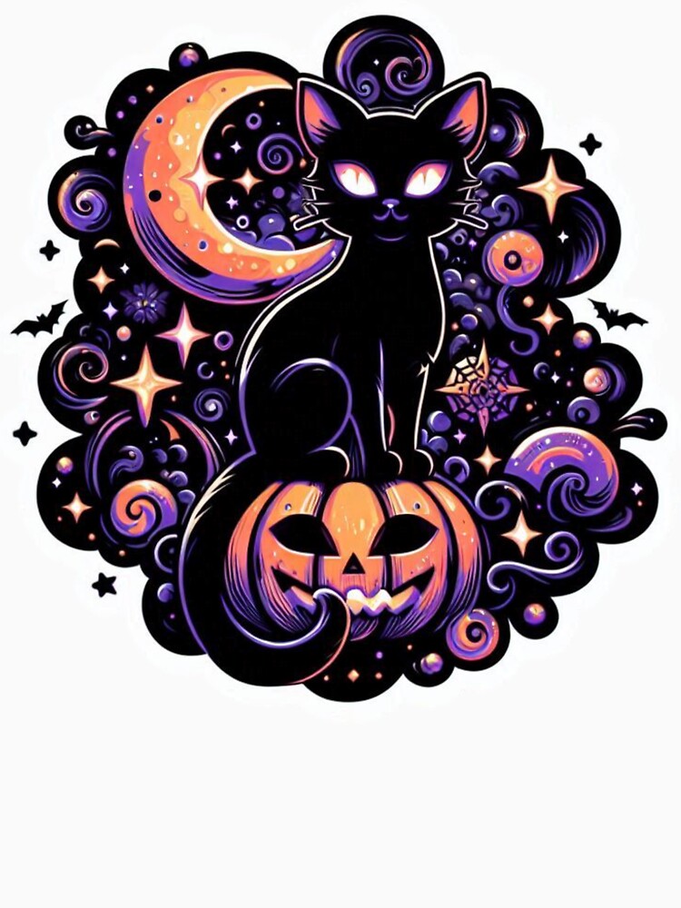 nchanted Halloween Black Cat by JavisSRDesign