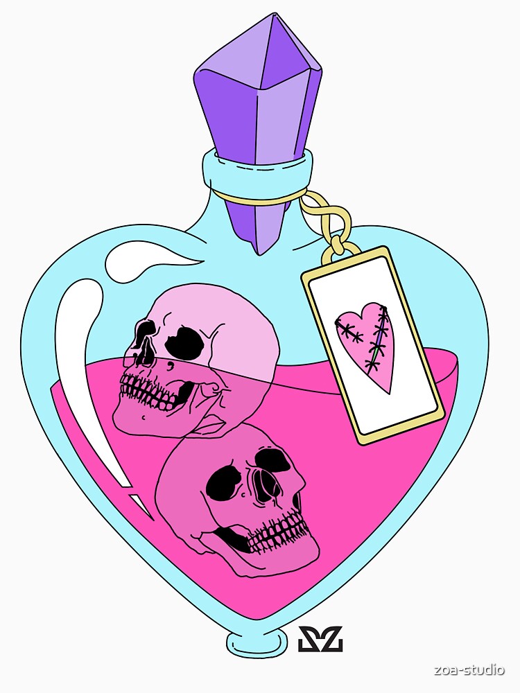 Goth pastel bottle by zoa-studio