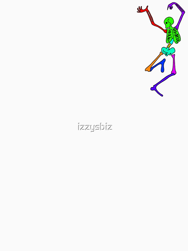 Multicolor dancing skeleton by izzysbiz