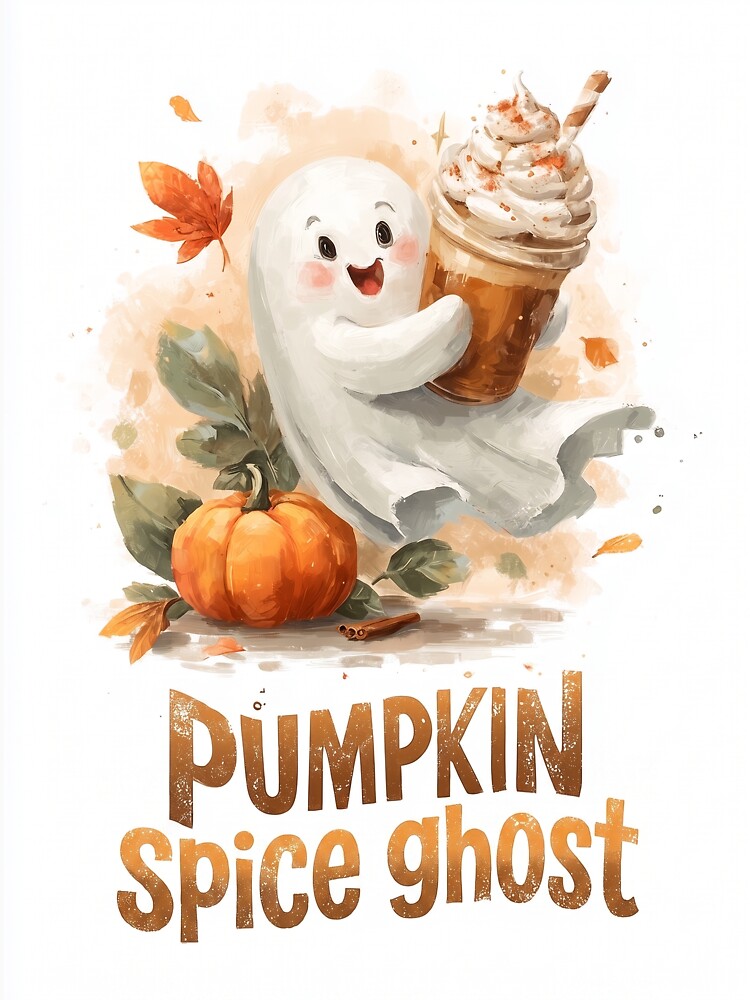 Pumpkin Spice Ghost by Helenaphotoart