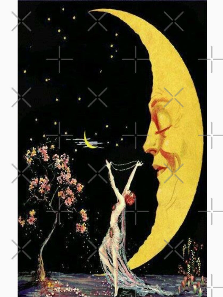 lady and the moon by glden