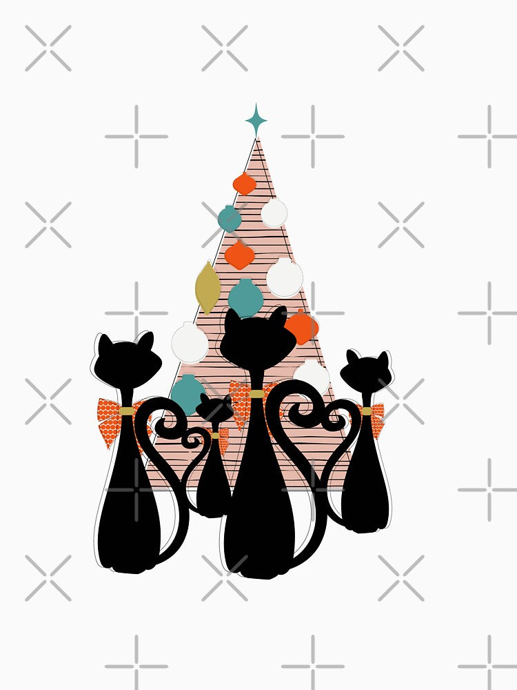 Christmas Family Cats by Claudia S. Design