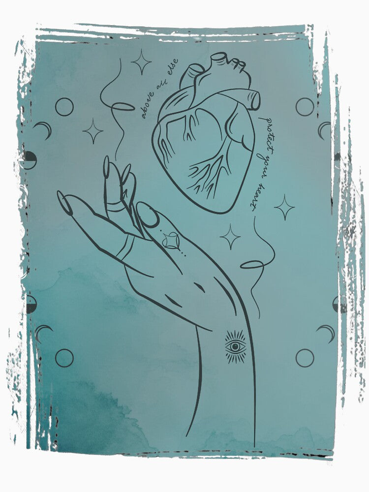 Above All Else, Protect Your Heart by Mothwire-Studio