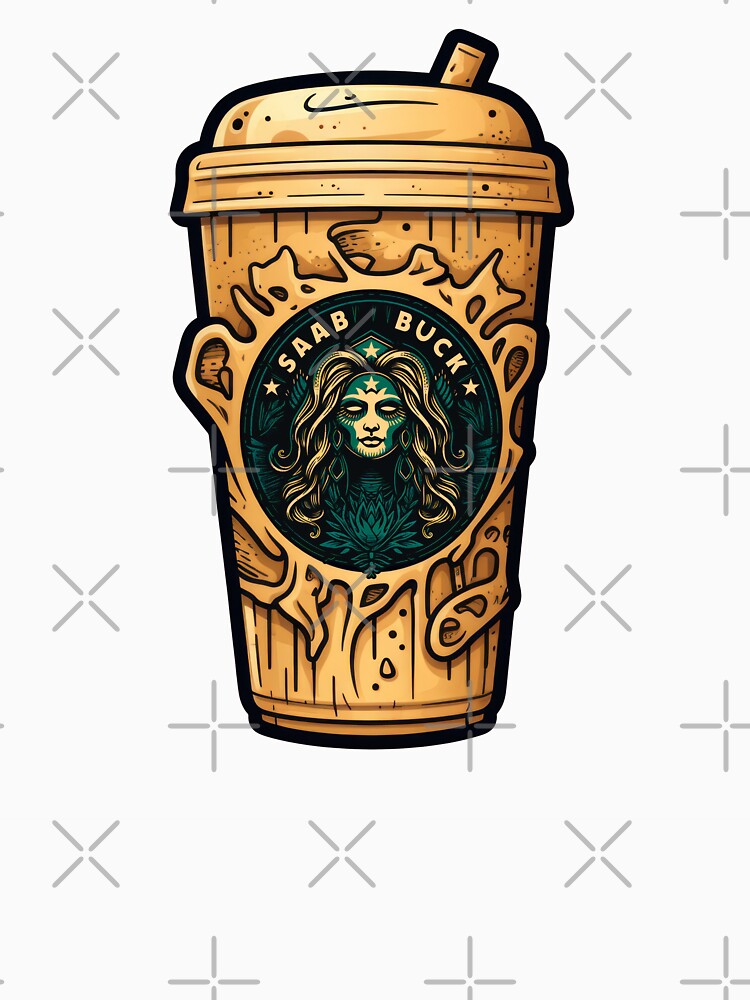 Coffee Cup Skeleton Starbuck "SAABBUCK" by PaTToStudio
