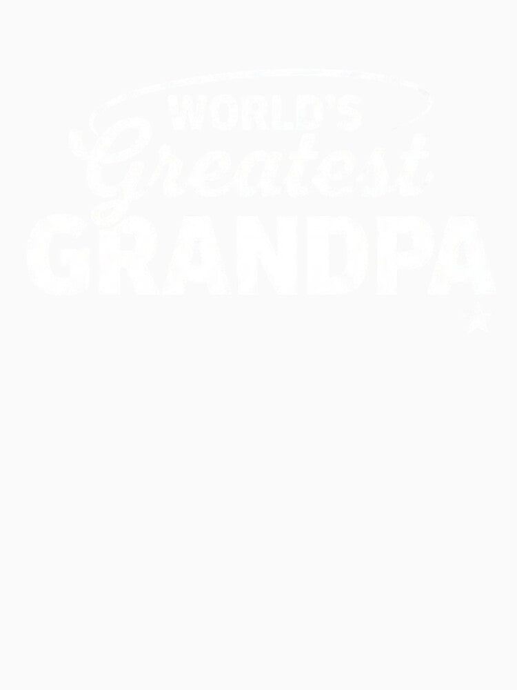 World's Greatest Grandpa Grandfather Family Grandparent Gift by salmzouriart