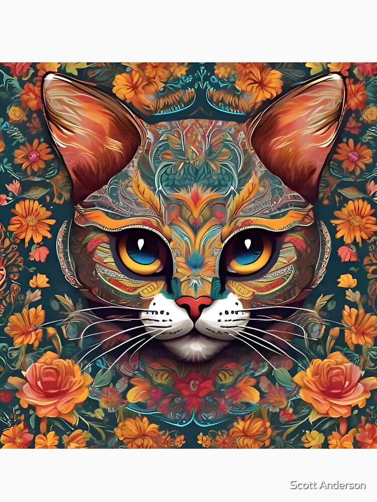 Day of the Dead Kitty Cat by scottanderson2